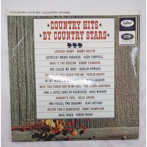 Country Hits by Country Stars LP 1963 Capitol ST-1912 Stereo